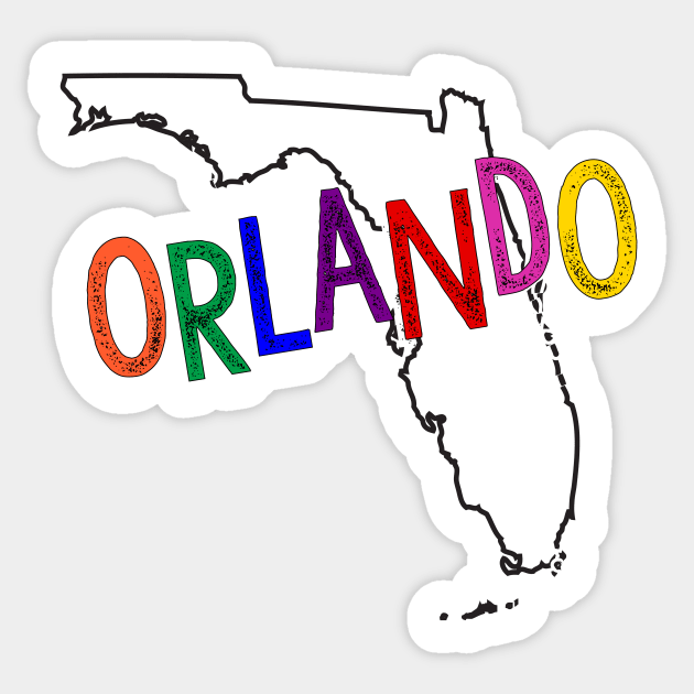 Orlando Florida Sticker by FontfulDesigns